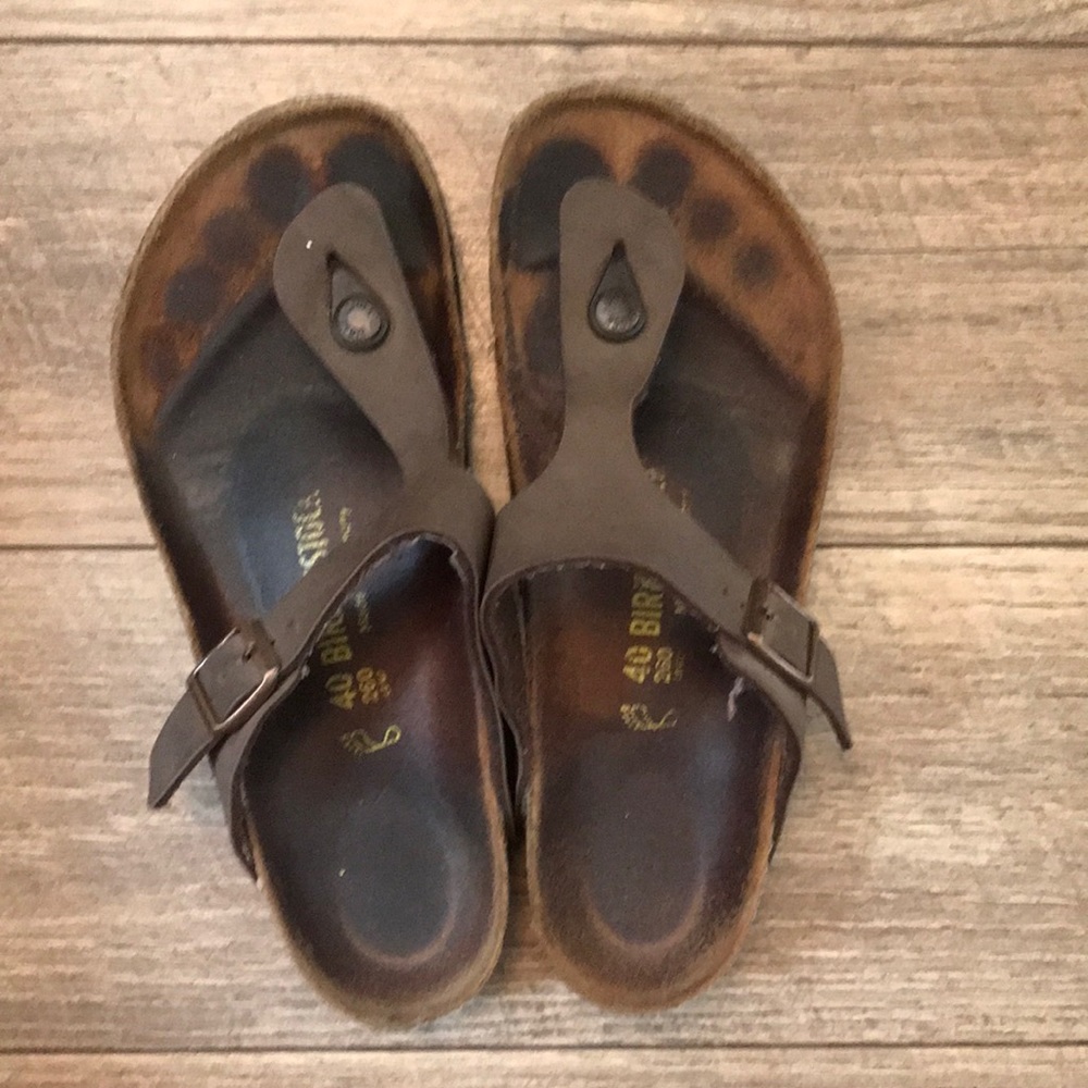Brown Leather Birkenstock